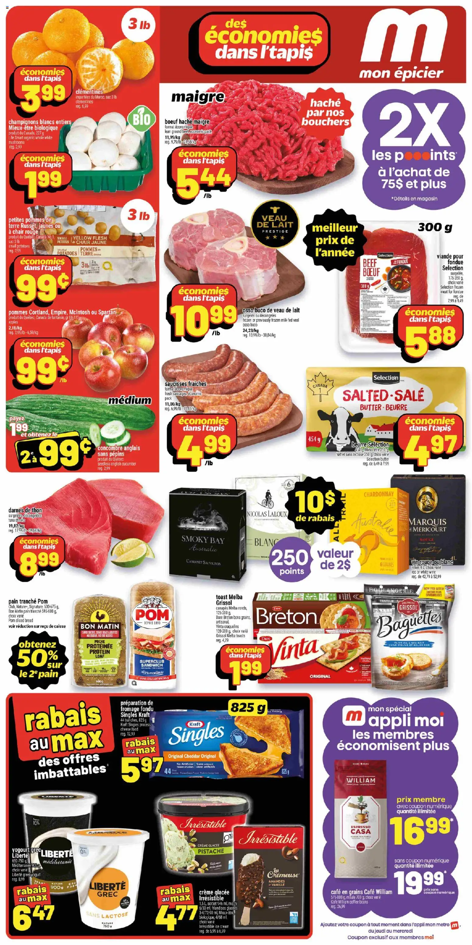 Metro flyer valid from 26.03.2026 | Page: 1 | Products: Beef, Ice cream, Butter, Apples