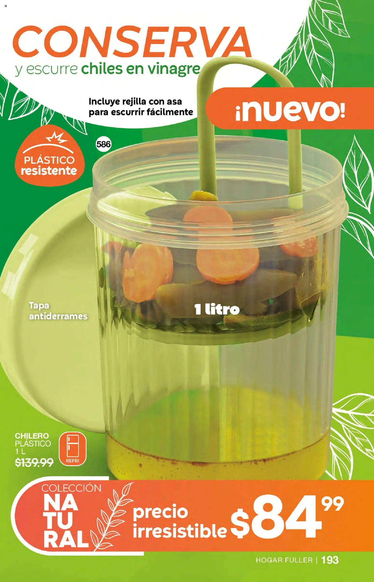 Nuevas ofertas de Fuller válidas en toda la República Mexicana desde el 18.02.2026. ¡Encuentra las mejores ofertas en Fuller campaña 23 2026! | Página: 193 | Productos: Vinagre, Rejilla