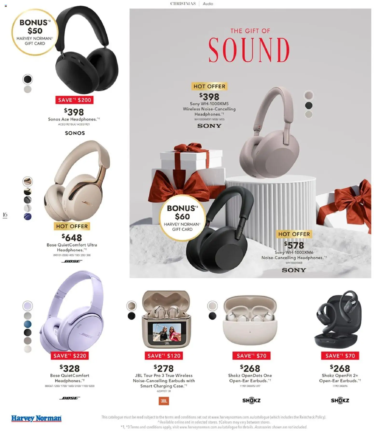 Harvey Norman catalogue - valid from 16.12.2025 | Page: 16 | Products: Accessories, Audio, Headphones