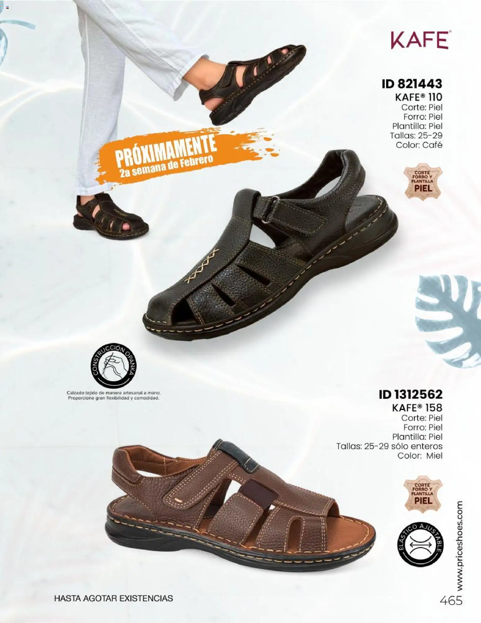Nuevas ofertas de Price Shoes válidas en toda la República Mexicana desde el 31.01.2026. ¡Encuentra las mejores ofertas en Price Shoes Catálogo Sandalias ! | Página: 465 | Productos: Café