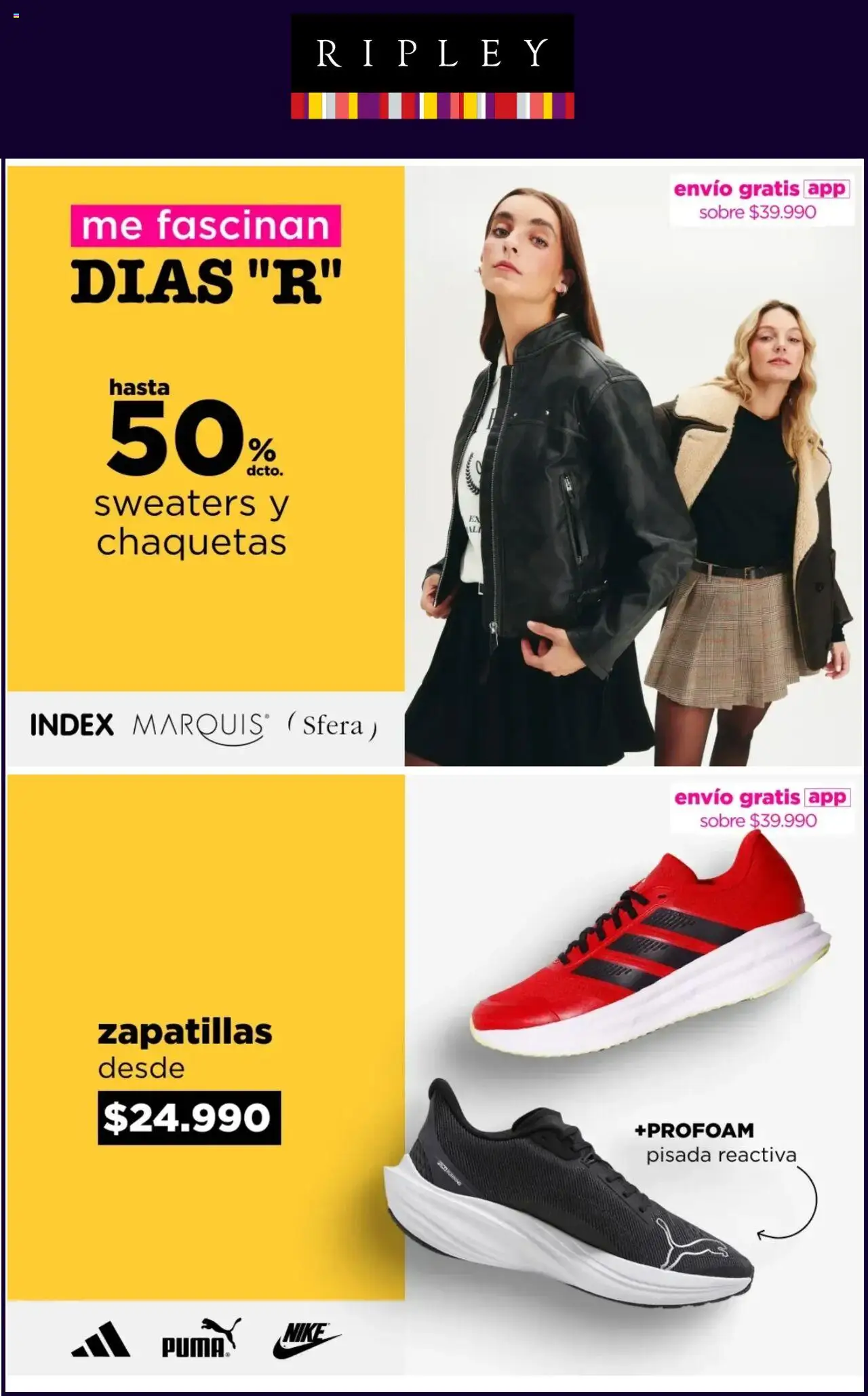 Ripley ofertas  │ válido desde el 18.08.2025 | Página: 6 | Productos: Sobre, Zapatillas