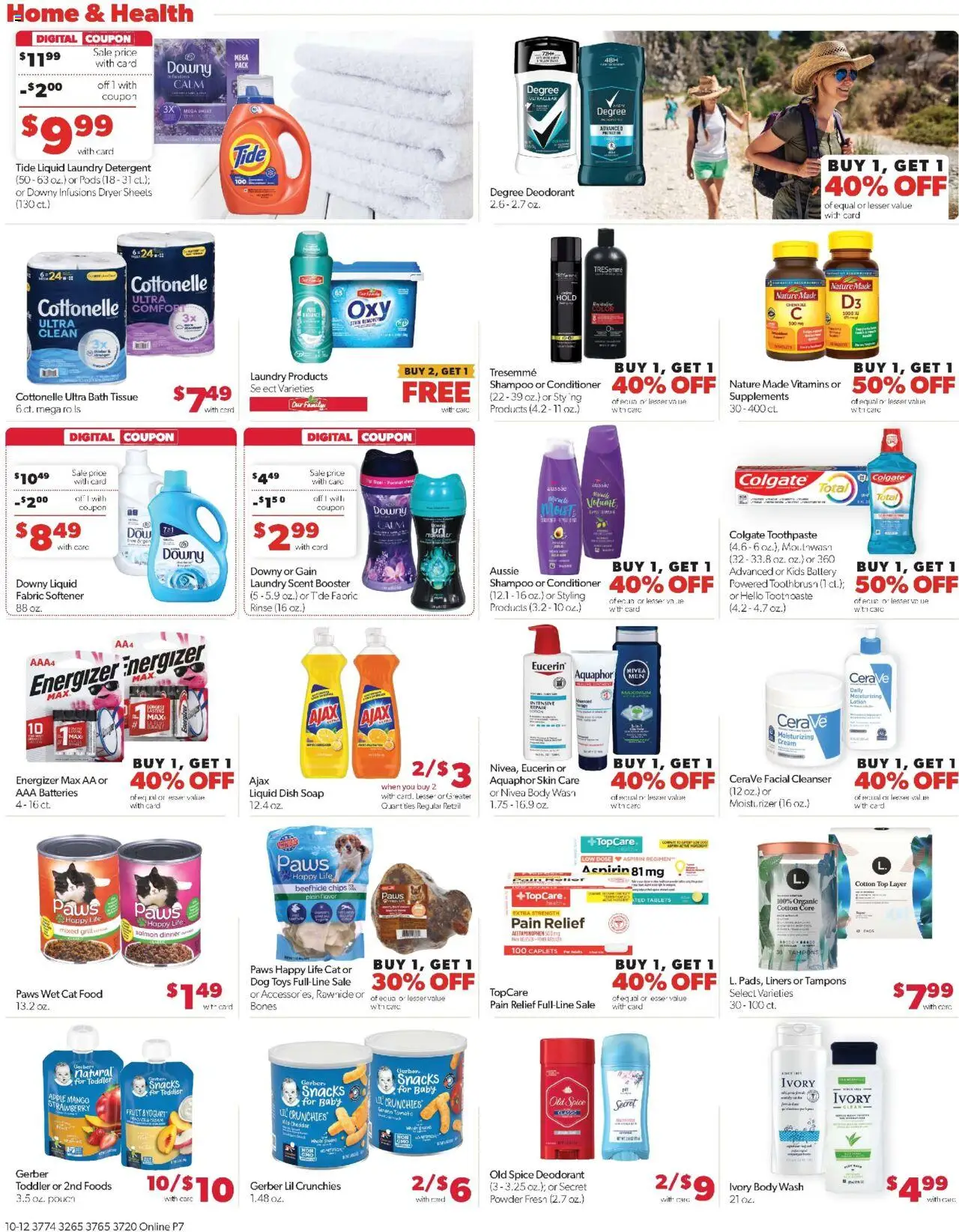 Family Fare Weekly Ad - NE - valid from 12.10.2025 | Page: 13 | Products: Shampoo, Conditioner, Toothpaste, Detergent