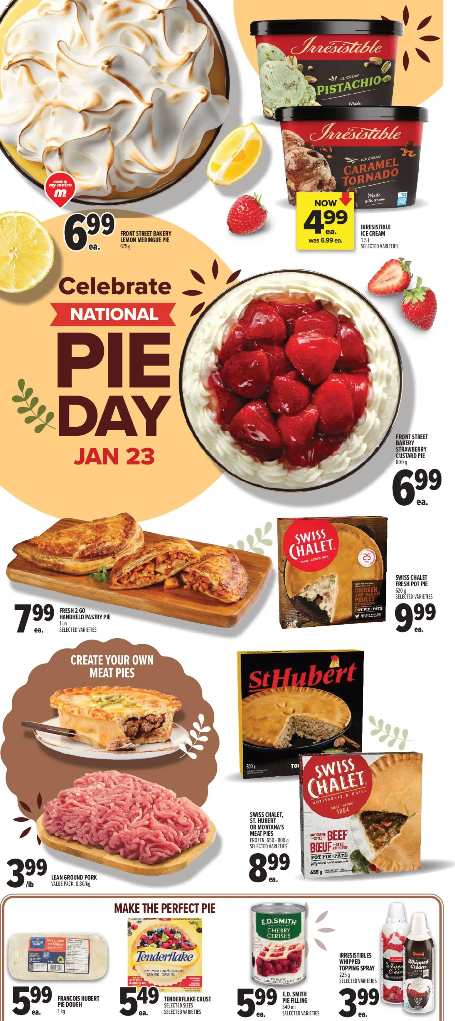 Metro flyer valid from 22.01.2026 | Page: 12 | Products: Cream, Bakery, Chicken, Pork