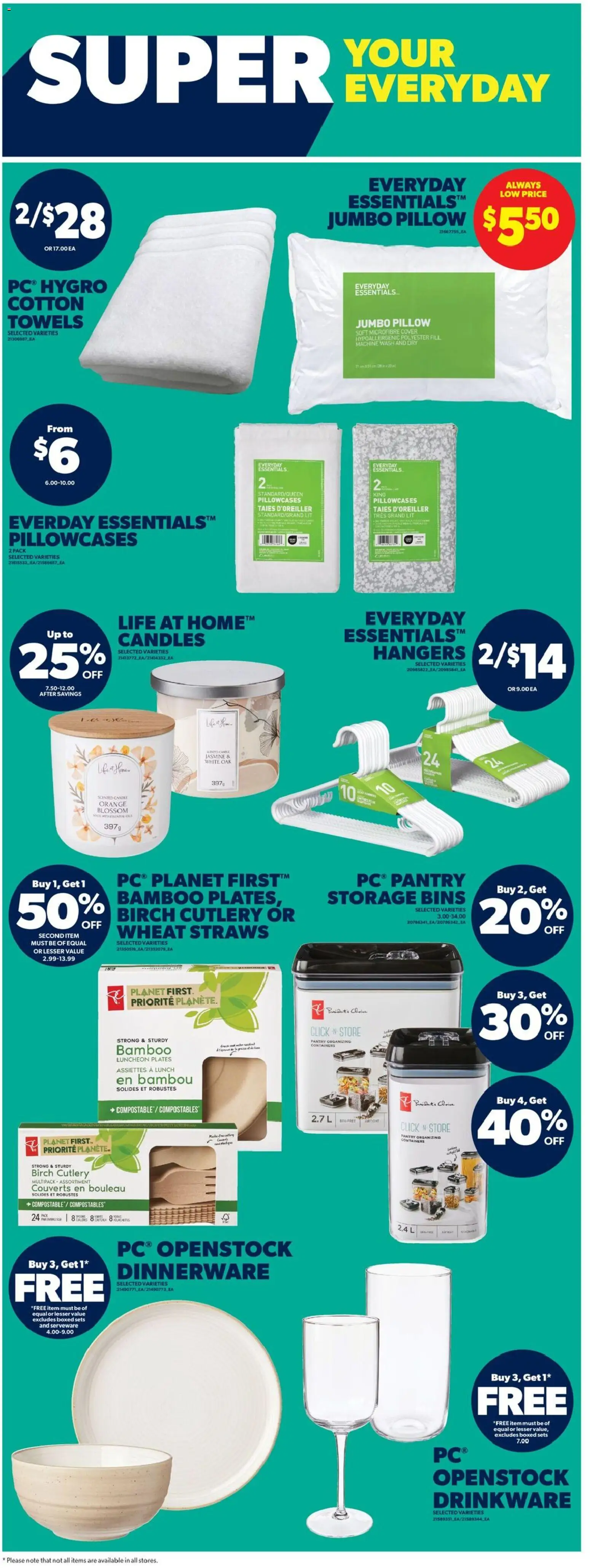 Real Canadian Superstore flyer valid from 26.02.2026 | Page: 30 | Products: Pillow