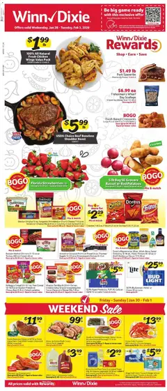 Preview of Winn Dixie weekly ads valid from 28.01.2026