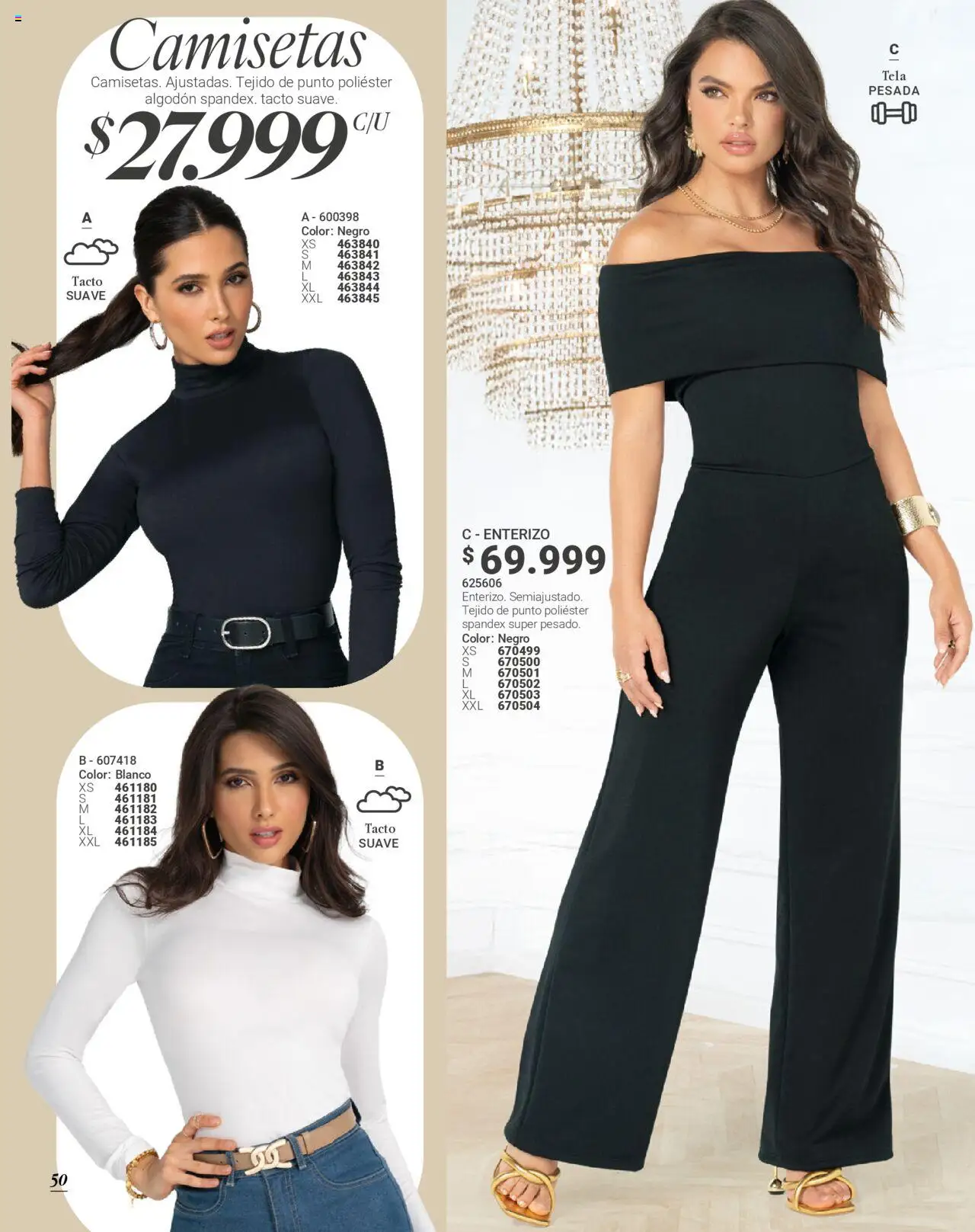 Carmel revista - valida desde el 08.09.2025 | Página: 50 | Productos: Algodón, Enterizo
