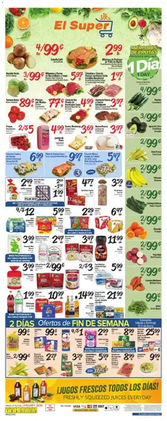 Preview of El Super weekly ads valid from 07.01.2026