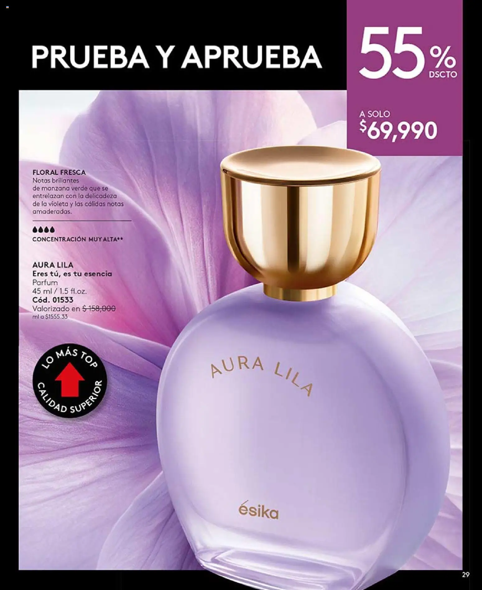 Ésika revista - valida desde el 13.03.2026 | Página: 29 | Productos: Manzana