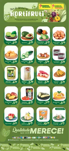 Comercial Esperança ofertas Hortifruti - Pré-Visualização do folheto da loja Comercial Esperança, válido de 24.03.2026