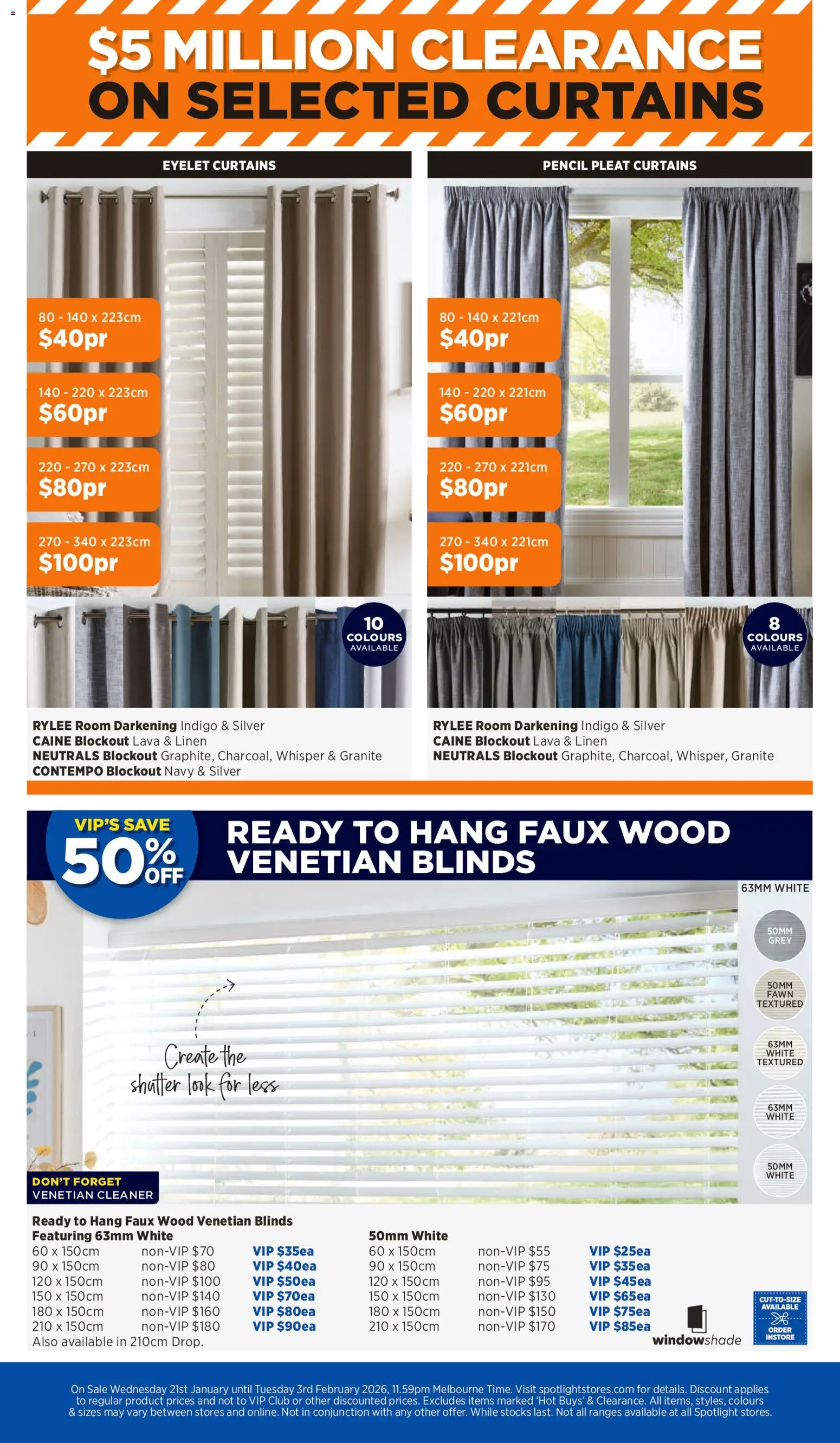 Spotlight catalogue - valid from 21.01.2026 | Page: 28 | Products: Blinds, Linen, Wood, Pencil