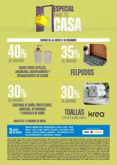 Vista previa Vea - Ofertas especial para tu casa válido desde el 05.12.2025 | Página: 12 | Productos: Banco, Toallas, Mesa, Baño