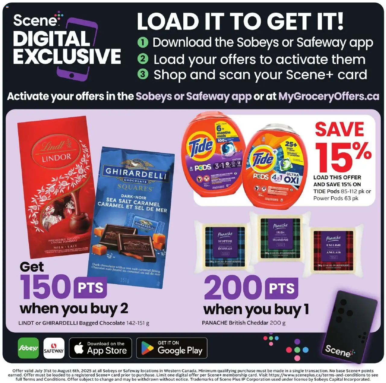 Sobeys flyer valid from 31.07.2025 | Page: 16 | Products: Chocolate