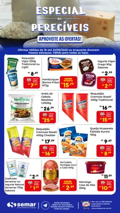 Semar Supermercado - Ofertas Especial Perecíveis - Pré-Visualização do folheto da loja Semar Supermercado, válido de 16.09.2025
