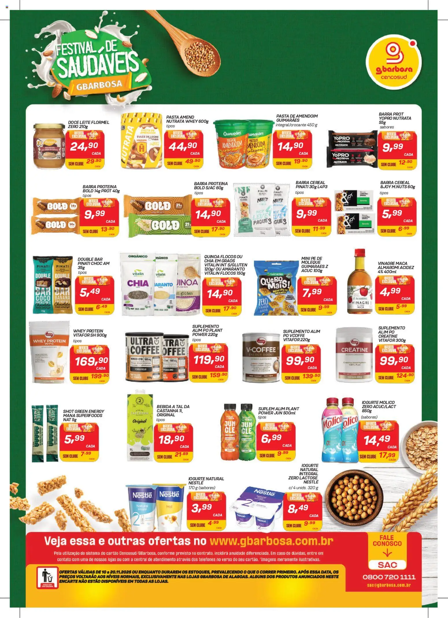 Gbarbosa Folheto - válido de 10.11.2025 | Página: 2 | Produtos: Quinoa, Chia, Pasta, Flocos