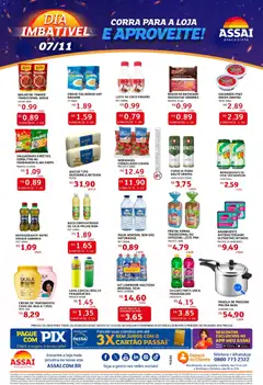 Encarte Assaí Atacadista - CE - Pré-Visualização do folheto da loja Assaí Atacadista, válido de 07.11.2025 | Página: 2 | Produtos: Leite, Água mineral, Telefone, Absorvente