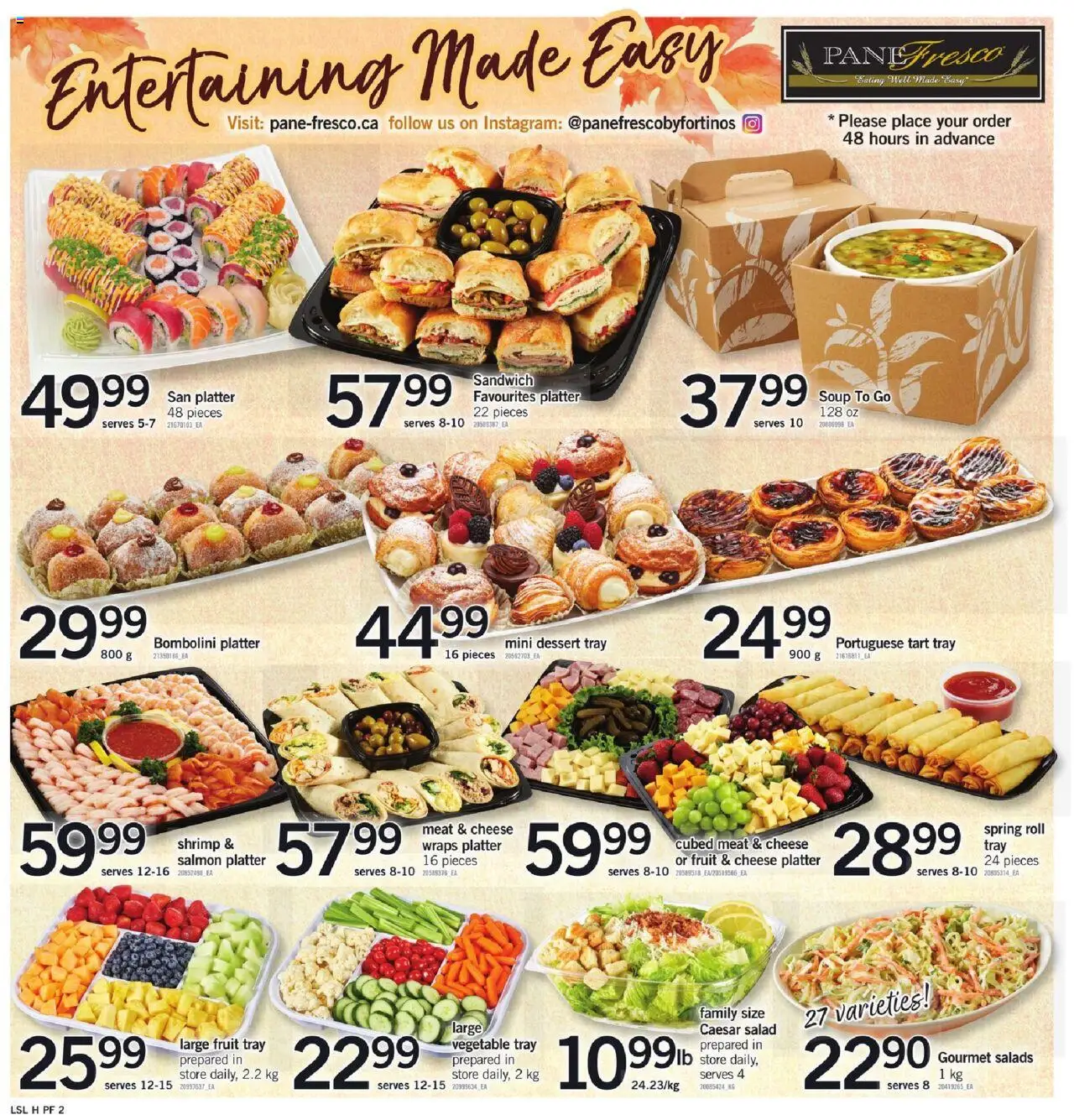 Loblaws flyer valid from 02.10.2025 | Page: 10 | Products: Salad, Cheese