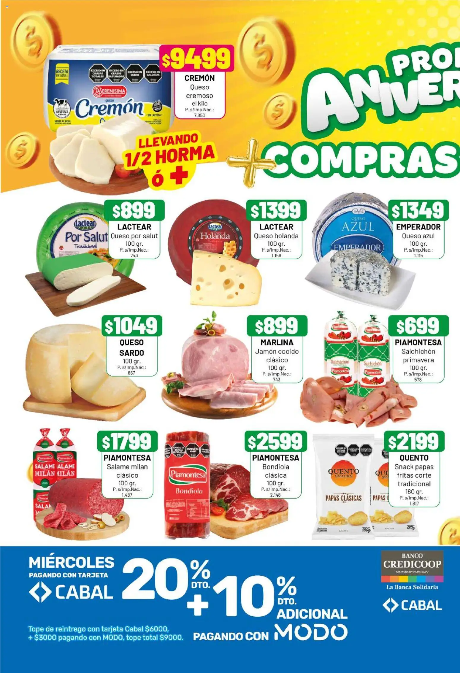 Almacor catálogo │ válido desde el 06.11.2025 | Página: 4 | Productos: Banco, Jamón cocido, Queso, Salame