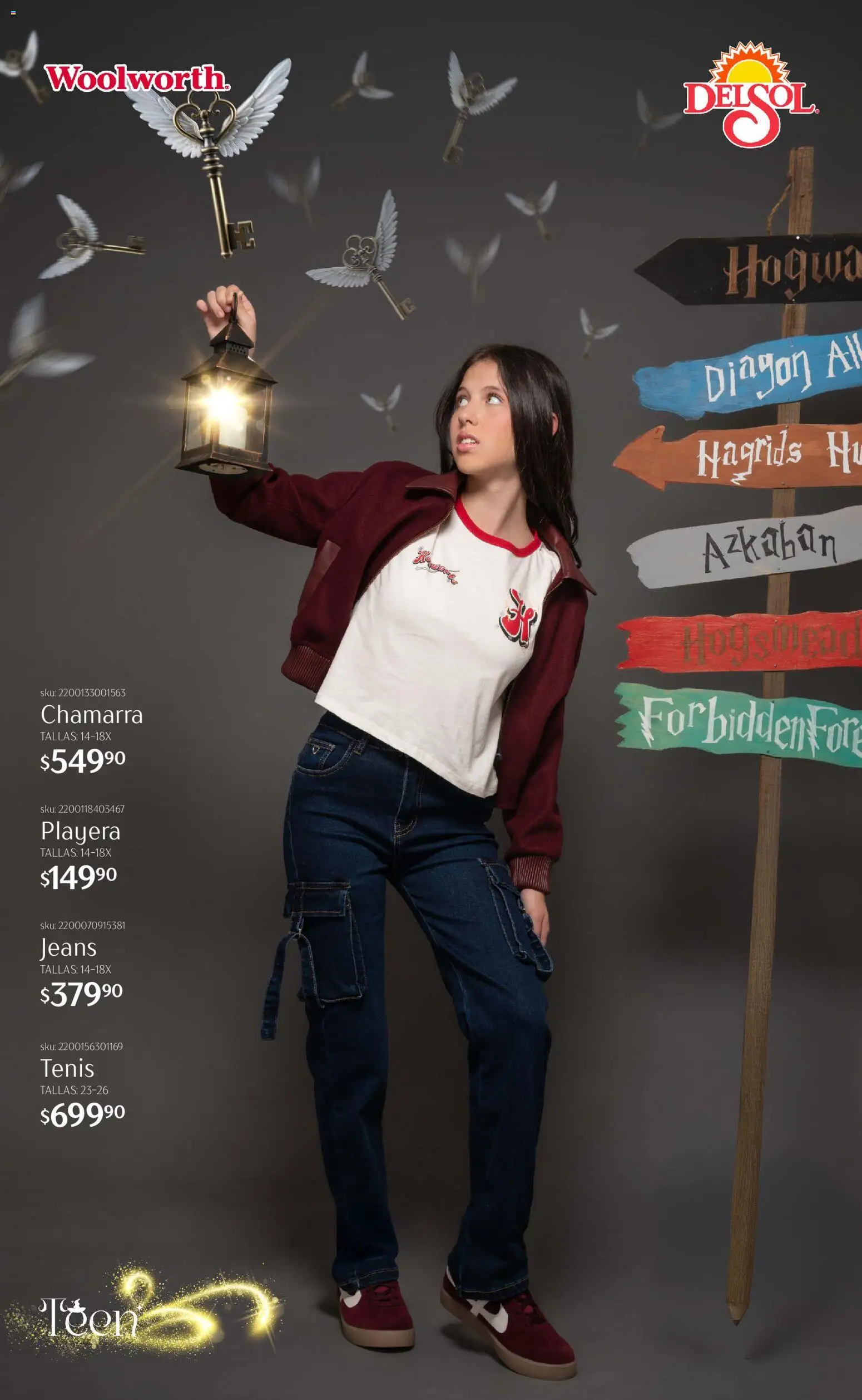 Nuevas ofertas de Del Sol y Woolworth válidas en toda la República Mexicana desde el 04.12.2025. ¡Encuentra las mejores ofertas en Del Sol y Woolworth catálogo Harry Potter! | Página: 9