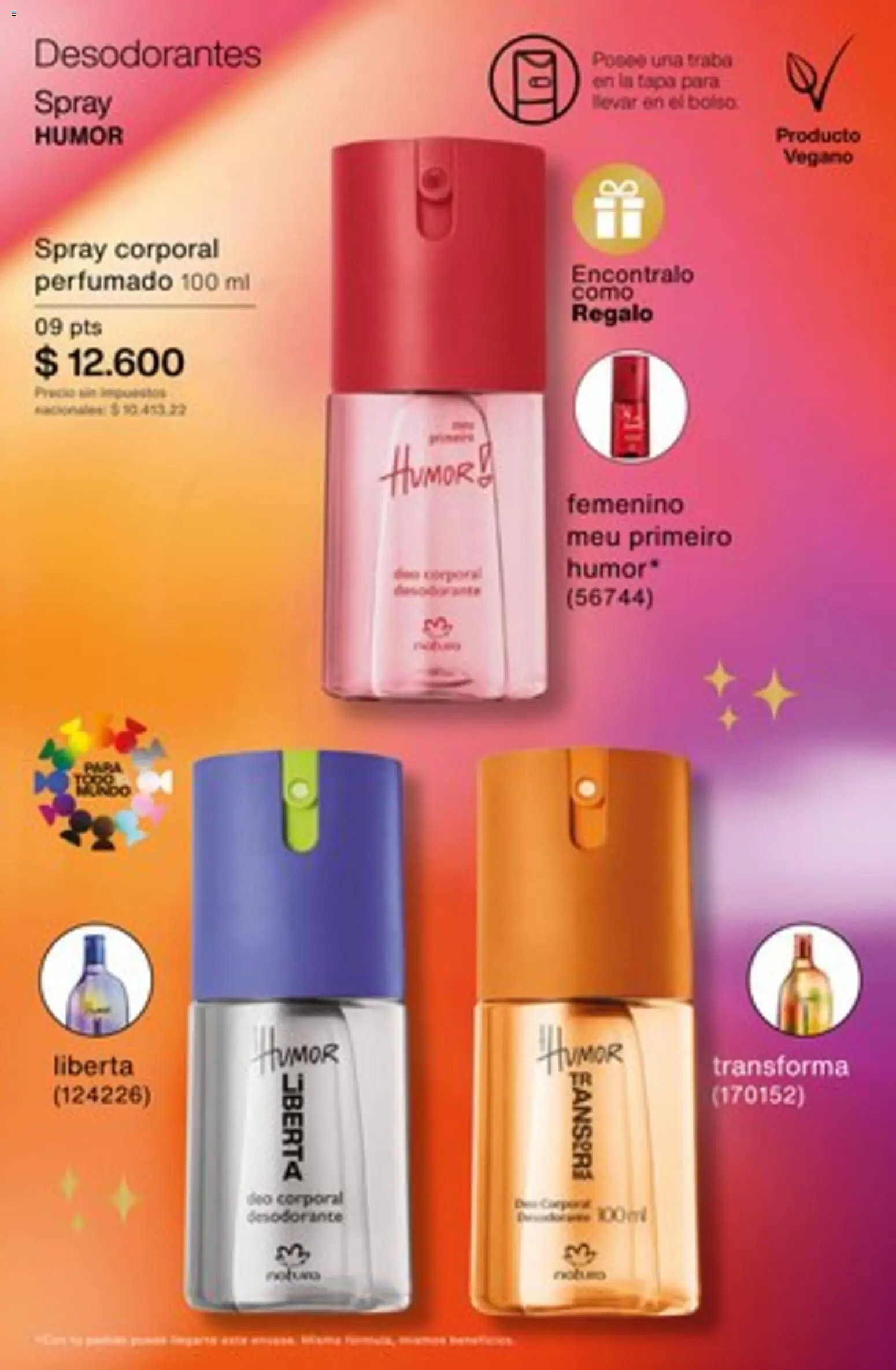 Catálogo Natura Ciclo 16/2025 │ válido desde el 01.11.2025 | Página: 235 | Productos: Desodorante