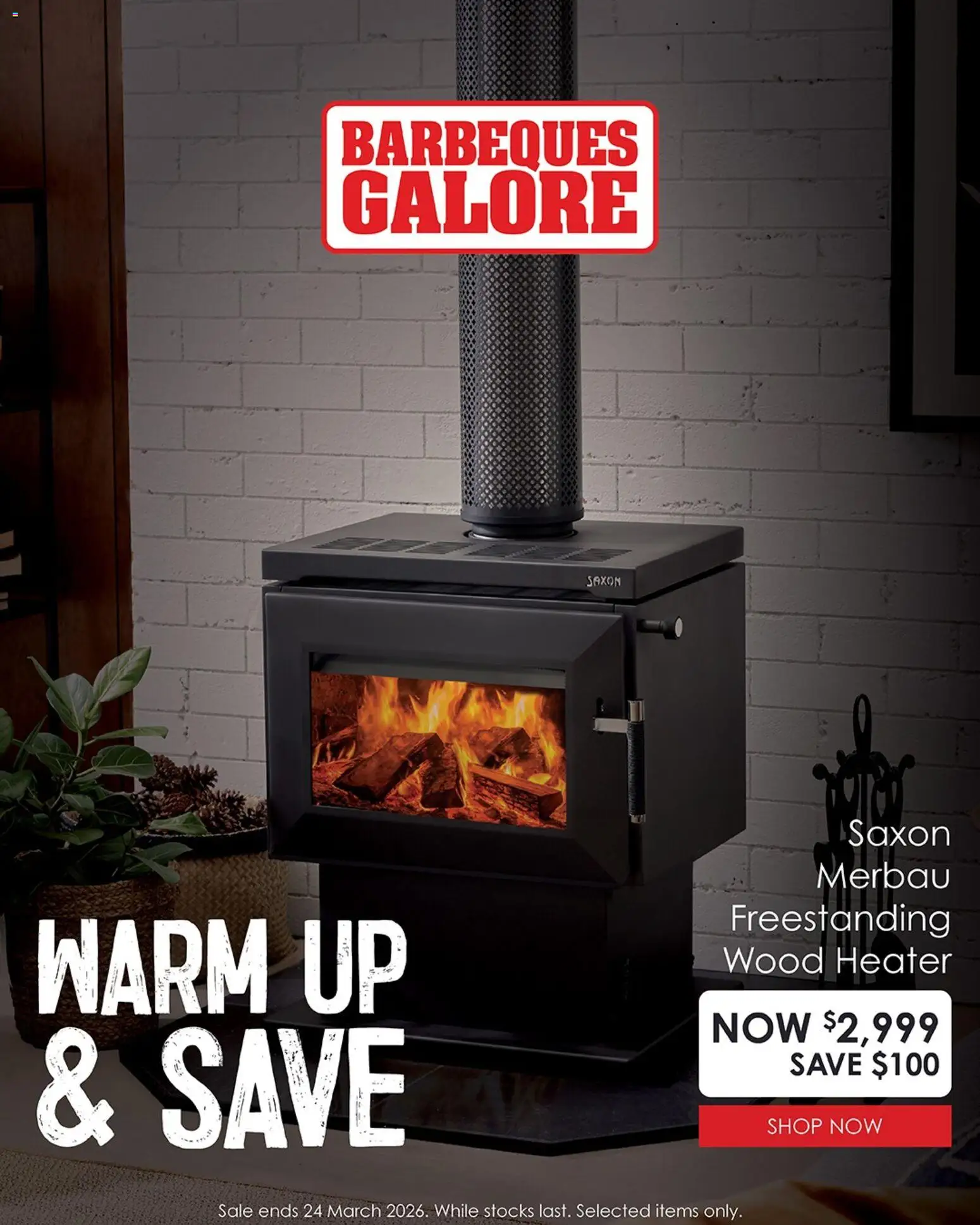 Barbeques Galore catalogue - valid from 17.03.2026 | Page: 4 | Products: Heater, Wood