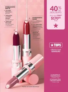 Vista previa de Lápiz labial con Ácido Hialurónico, Lápiz labial con Ácido Hialurónico 12 tonos. 3,6 g, nuevo folleto de la tienda, válido en México a partir del 30.01.2026 | Página: 65