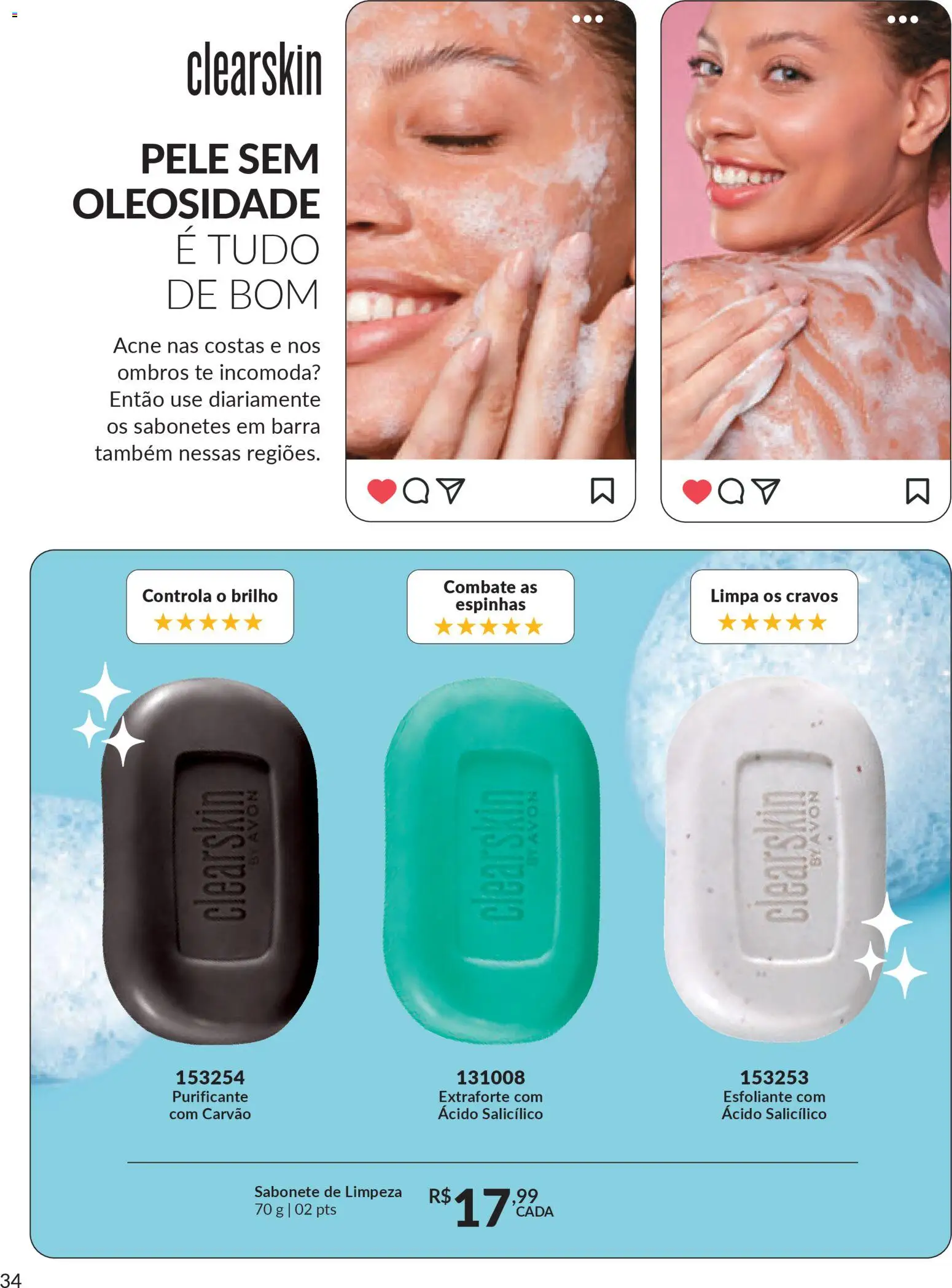 Avon Folheto - válido de 18.02.2026 | Página: 34 | Produtos: Sabonete