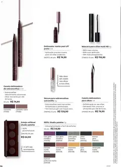 Natura - Ciclo 02/2026 - Pré-Visualização do folheto da loja Natura, válido de 13.01.2026 | Página: 70 | Produtos: Blush, Máscara para cílios, Revista, Sérum