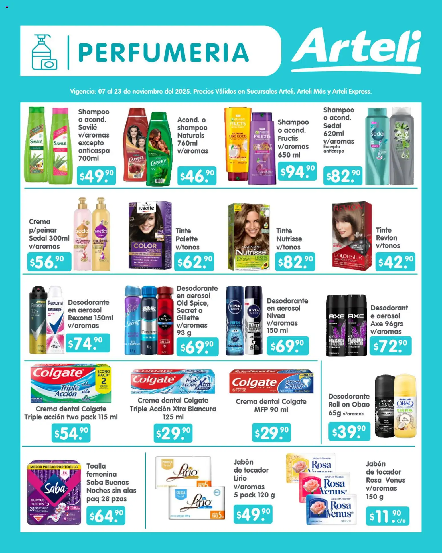 Nuevas ofertas de Arteli válidas en toda la República Mexicana desde el 07.11.2025. ¡Encuentra las mejores ofertas en Arteli folleto! | Página: 12 | Productos: Desodorante, Crema, Fragancia, Jabón
