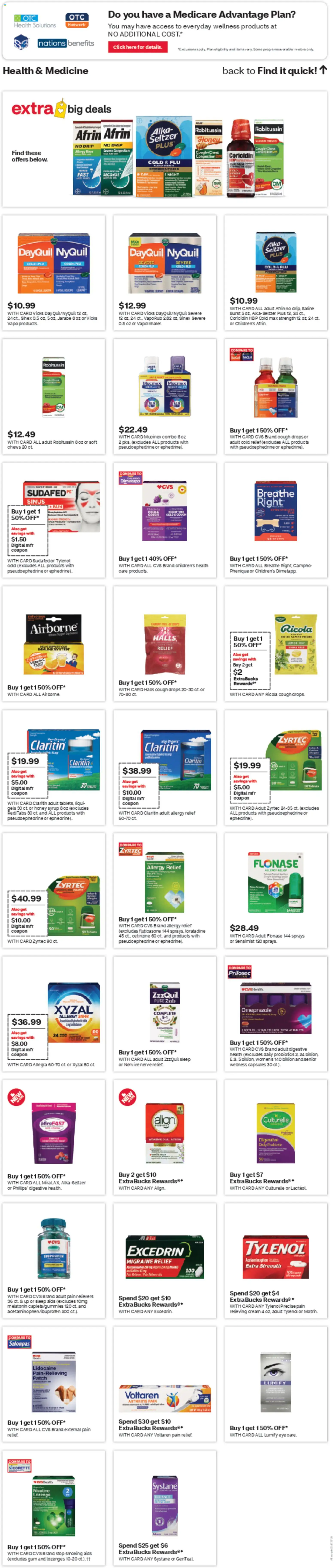 CVS Pharmacy Weekly Ad - valid from 22.02.2026 | Page: 7 | Products: Probiotics, Melatonin, Cream