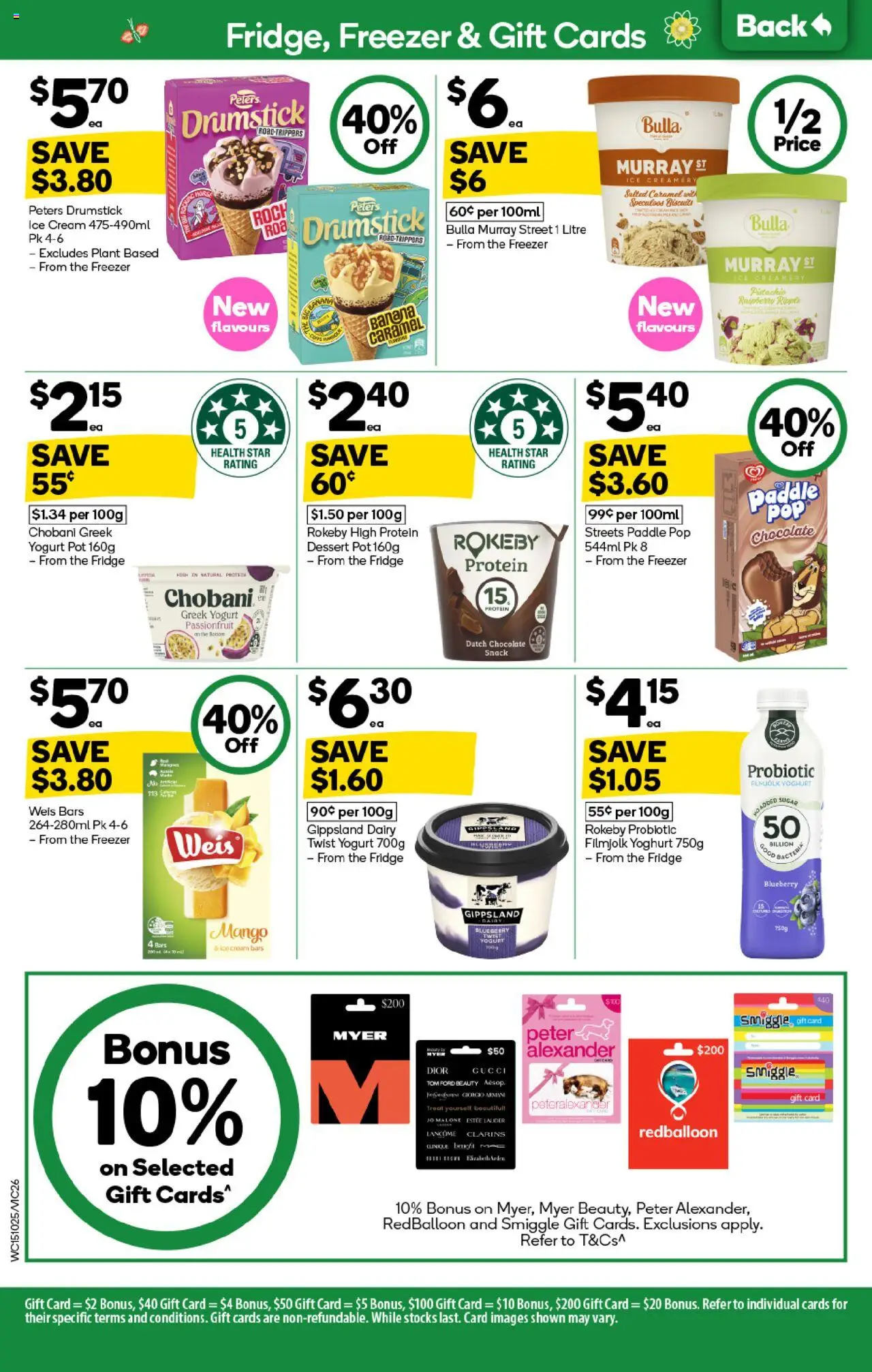 Woolworths catalogue - valid from 15.10.2025 | Page: 26 | Products: Dairy, Cream, Mango, Freezer