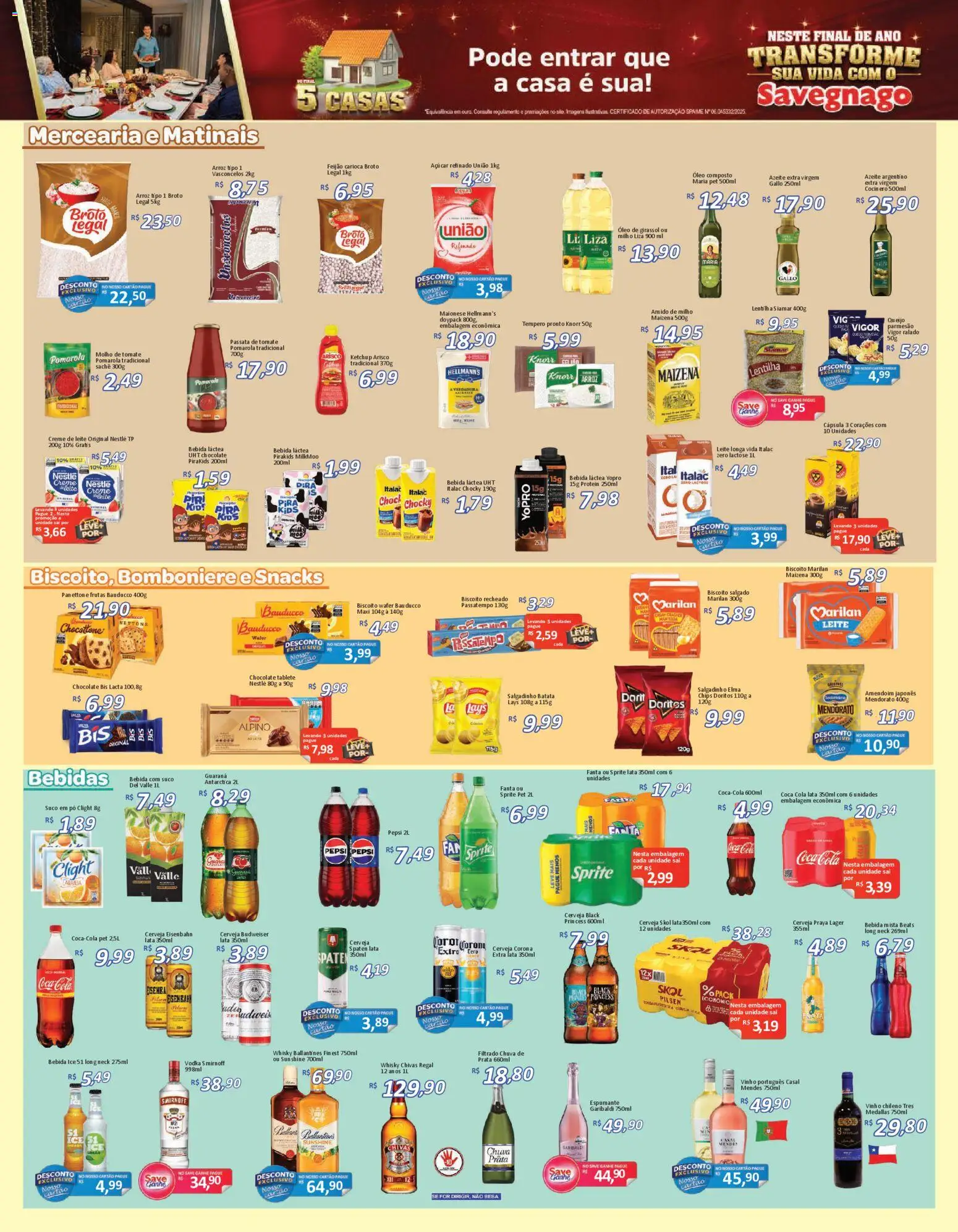 Savegnago Folheto - válido de 11.12.2025 | Página: 3 | Produtos: Parmesão, Ketchup, Bebida, Disco