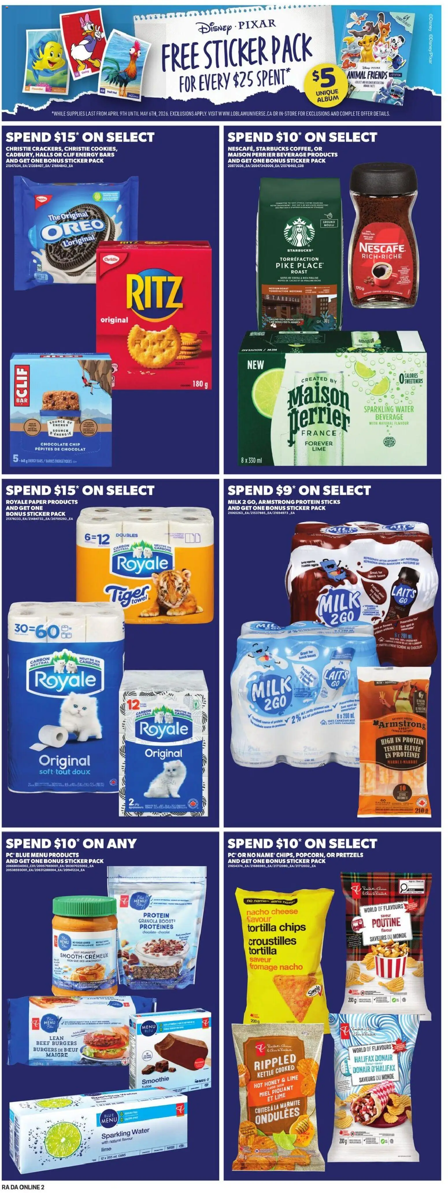 Atlantic Superstore flyer valid from 09.04.2026 | Page: 12 | Products: Beef, Cheese, Coffee, Chocolate