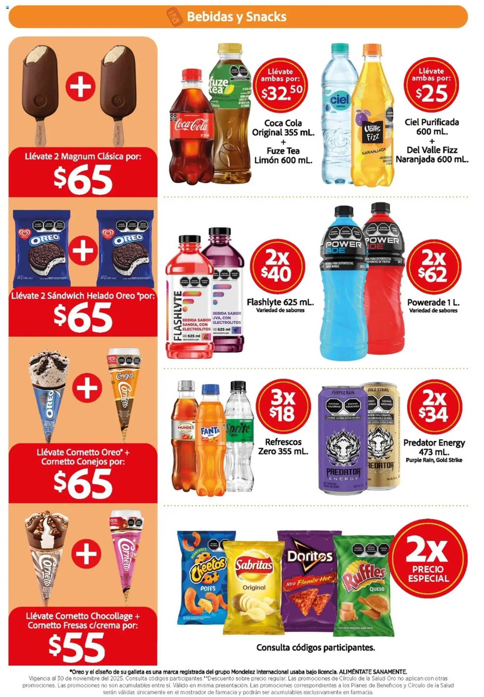 Nuevas ofertas de Farmacias Unión válidas en toda la República Mexicana desde el 01.11.2025. ¡Encuentra las mejores ofertas en Farmacias Unión catálogo! | Página: 14 | Productos: Crema, Queso, Fresas, Helado