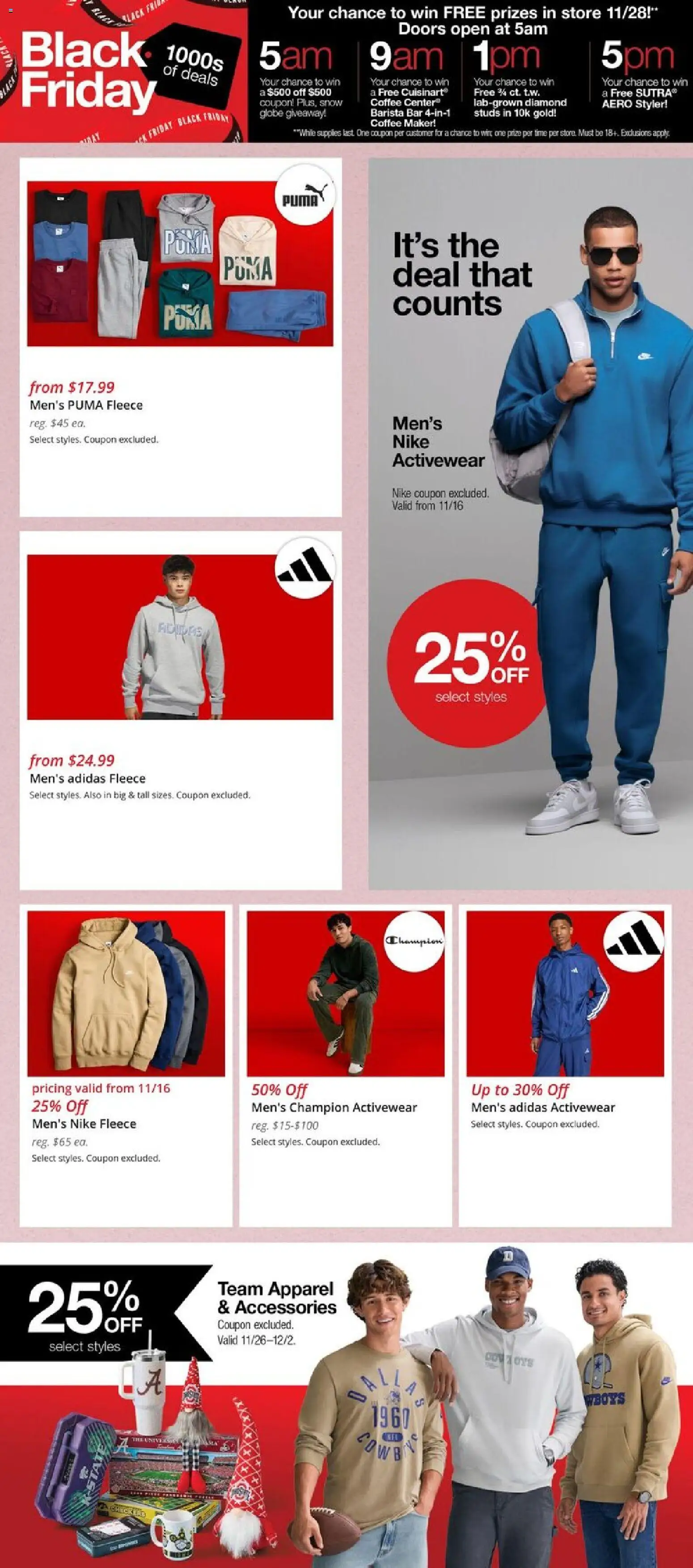 JCPenney Black Friday Men´s Deals - valid from 21.11.2025 | Page: 6 | Products: Coffee, Coffee maker