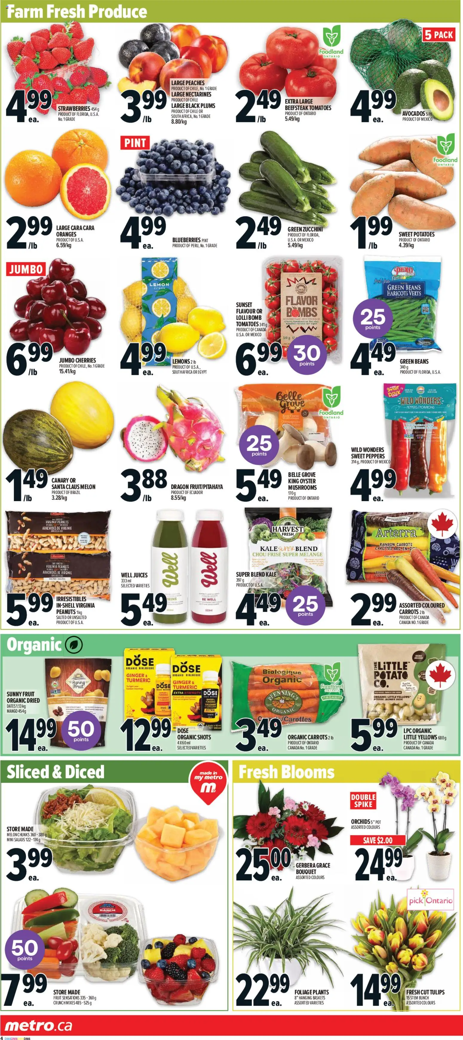 Metro flyer valid from 15.01.2026 | Page: 7 | Products: Strawberries, Potatoes, Oranges, Tomatoes