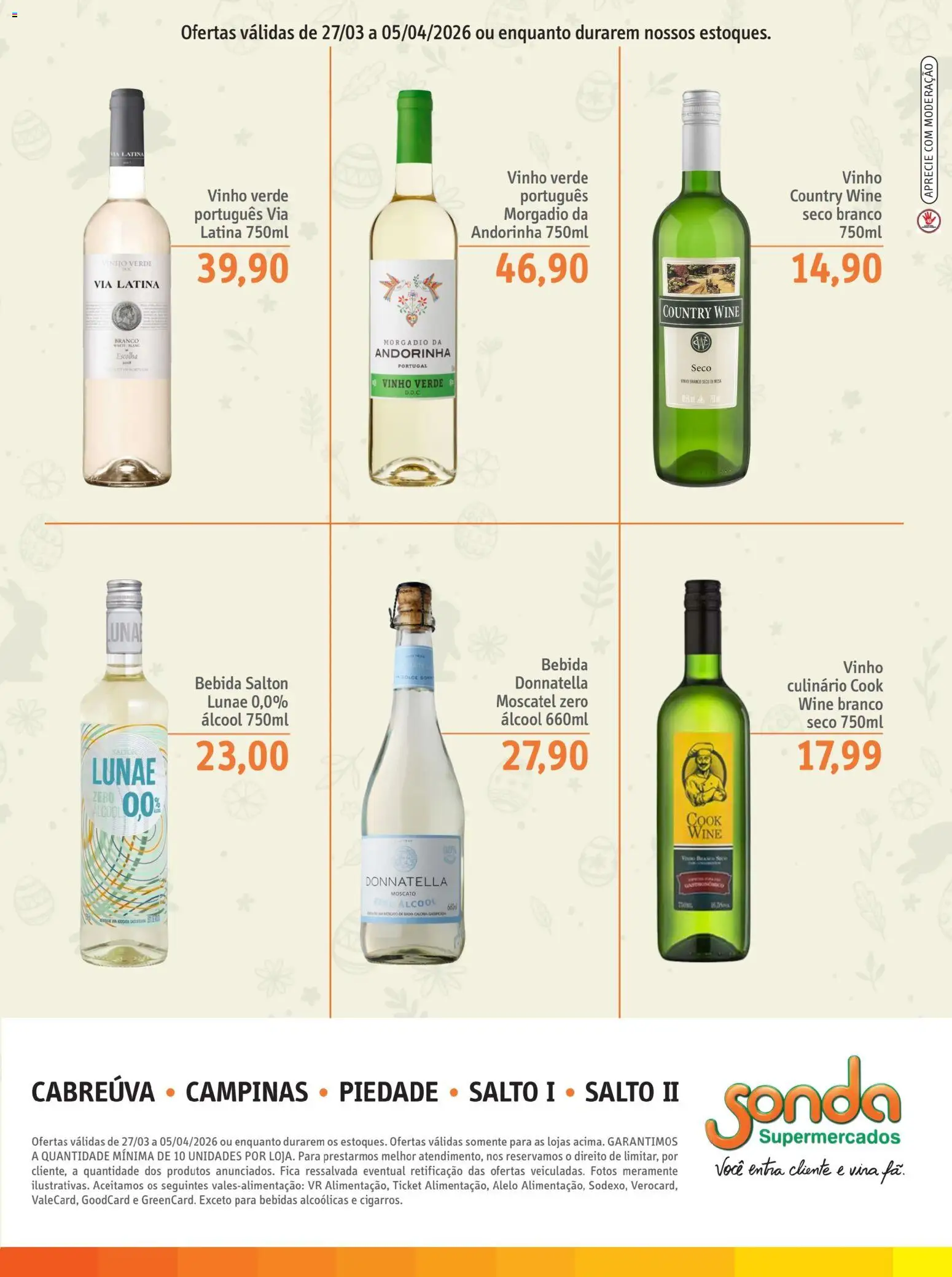Sonda Folheto - válido de 27.03.2026 | Página: 12 | Produtos: Mesa, Vinho, Bebida
