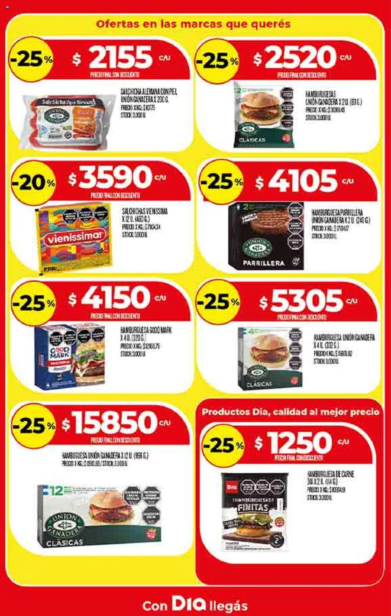 Supermercado DIA Ofertas - Salta y Jujuy │ válido desde el 20.08.2025 | Página: 10 | Productos: Salchicha, Limón