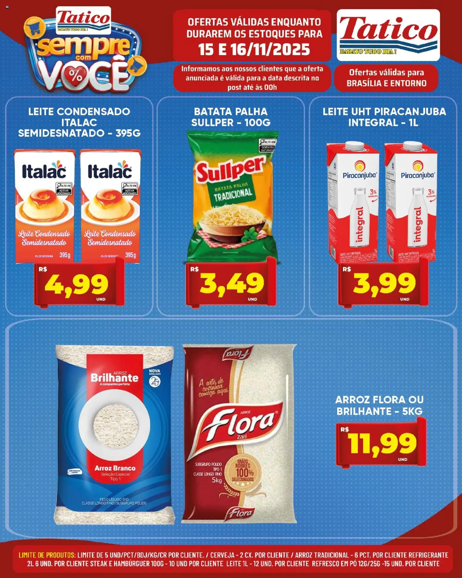 Tatico Folheto - válido de 17.11.2025 | Página: 20 | Produtos: Refresco, Arroz, Hambúrguer, Refrigerante