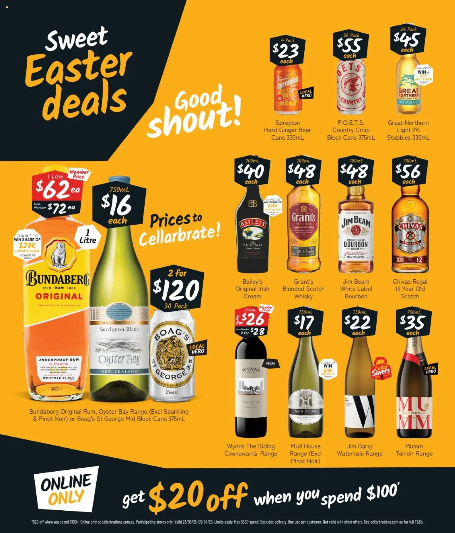 Cellarbrations catalogue - valid from 23.03.2026 | Page: 2 | Products: Bourbon, Cream, Rum, Scotch