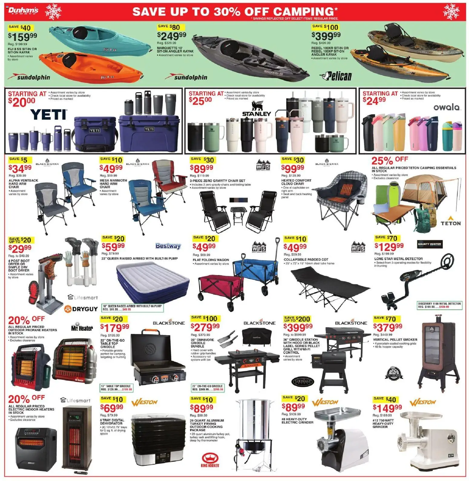 Dunham's Sports - Weekly - PA - valid from 06.12.2025 | Page: 11 | Products: Chair, Pump, Griddle, Grinder