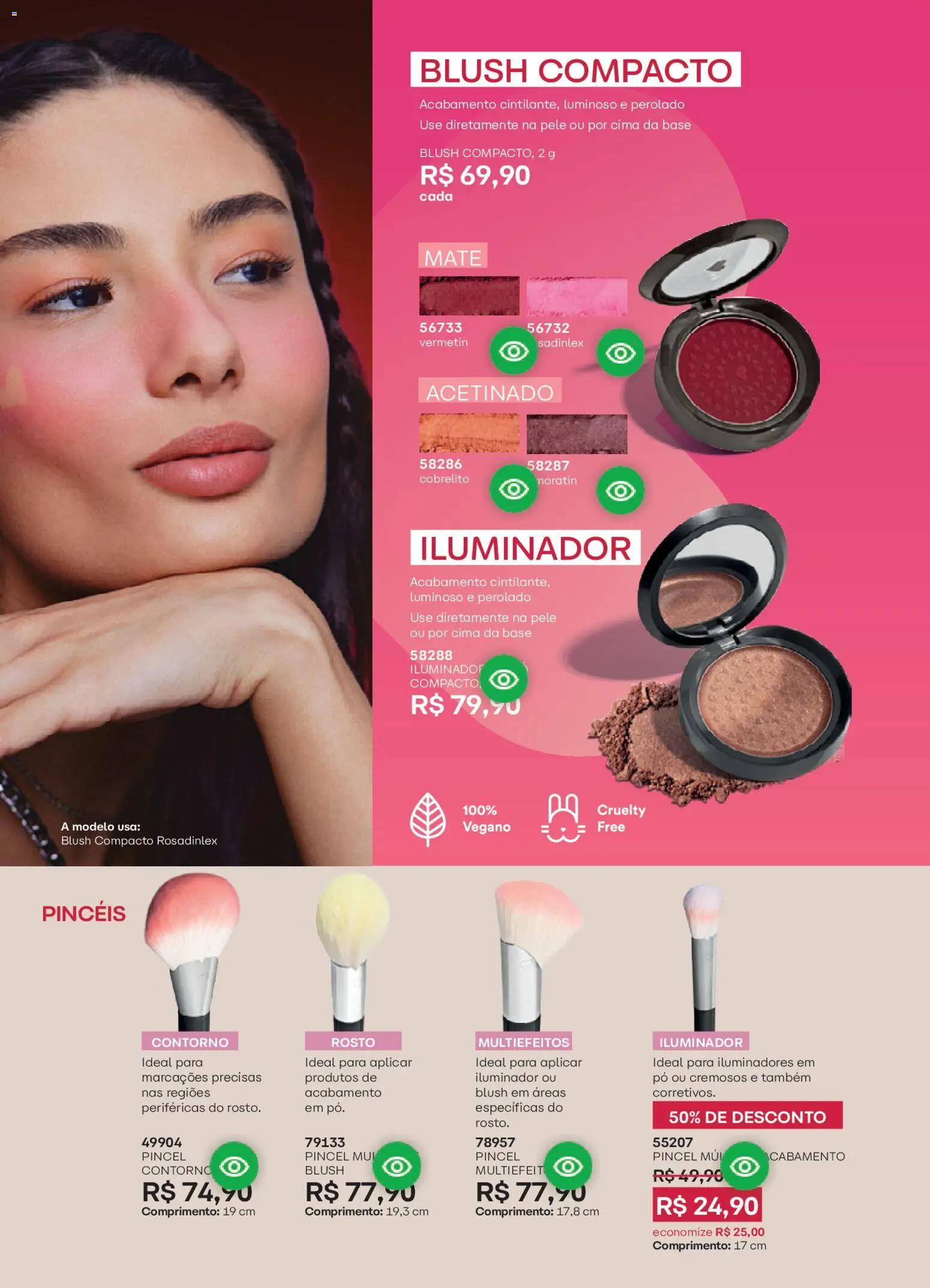 O Boticário Folheto - válido de 26.12.2025 | Página: 150 | Produtos: Pó, Pincel, Base, Iluminador