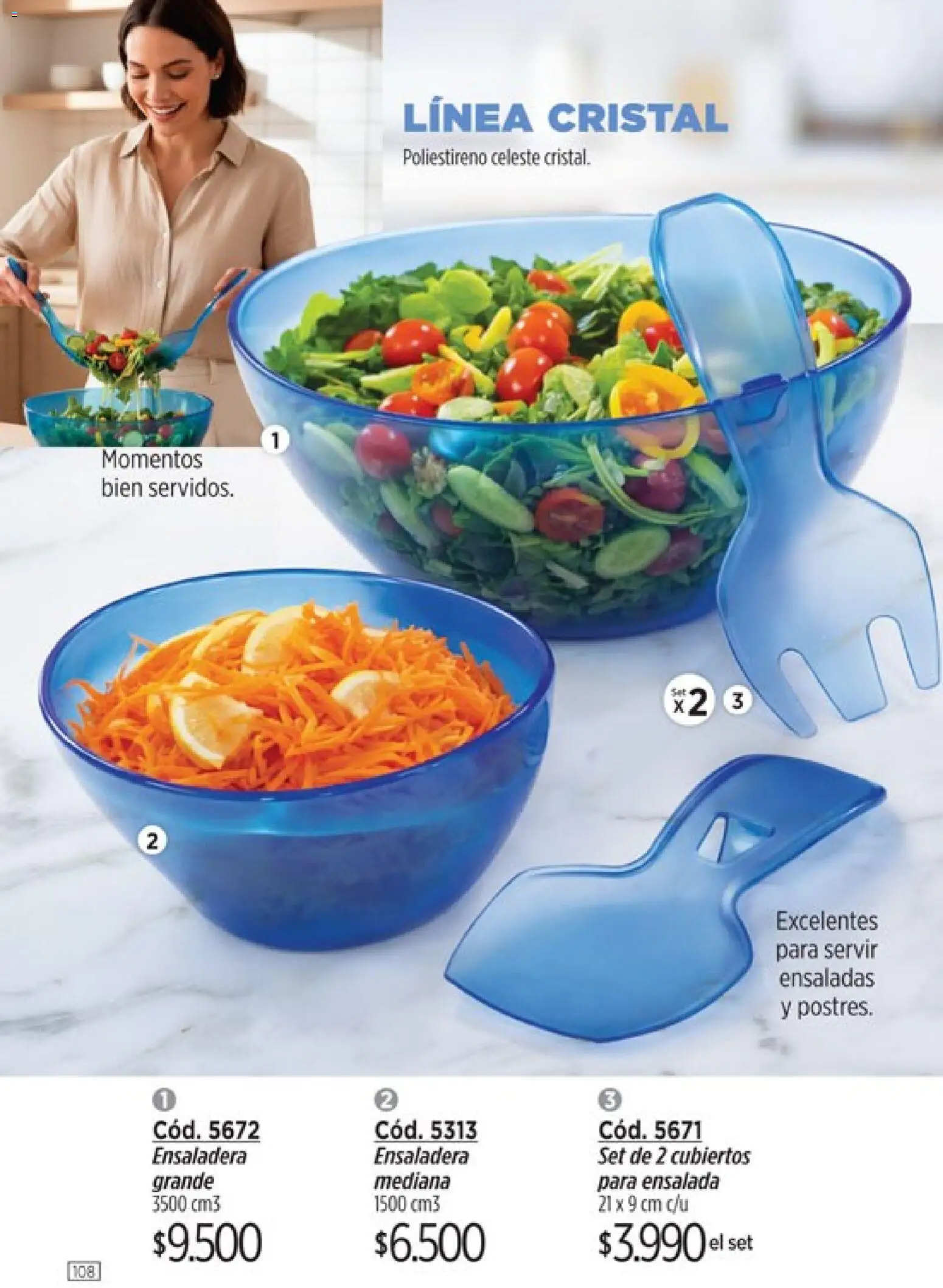 Catálogo Amodil Campaña 5 │ válido desde el 01.03.2026 | Página: 108 | Productos: Ensalada, Ensaladera