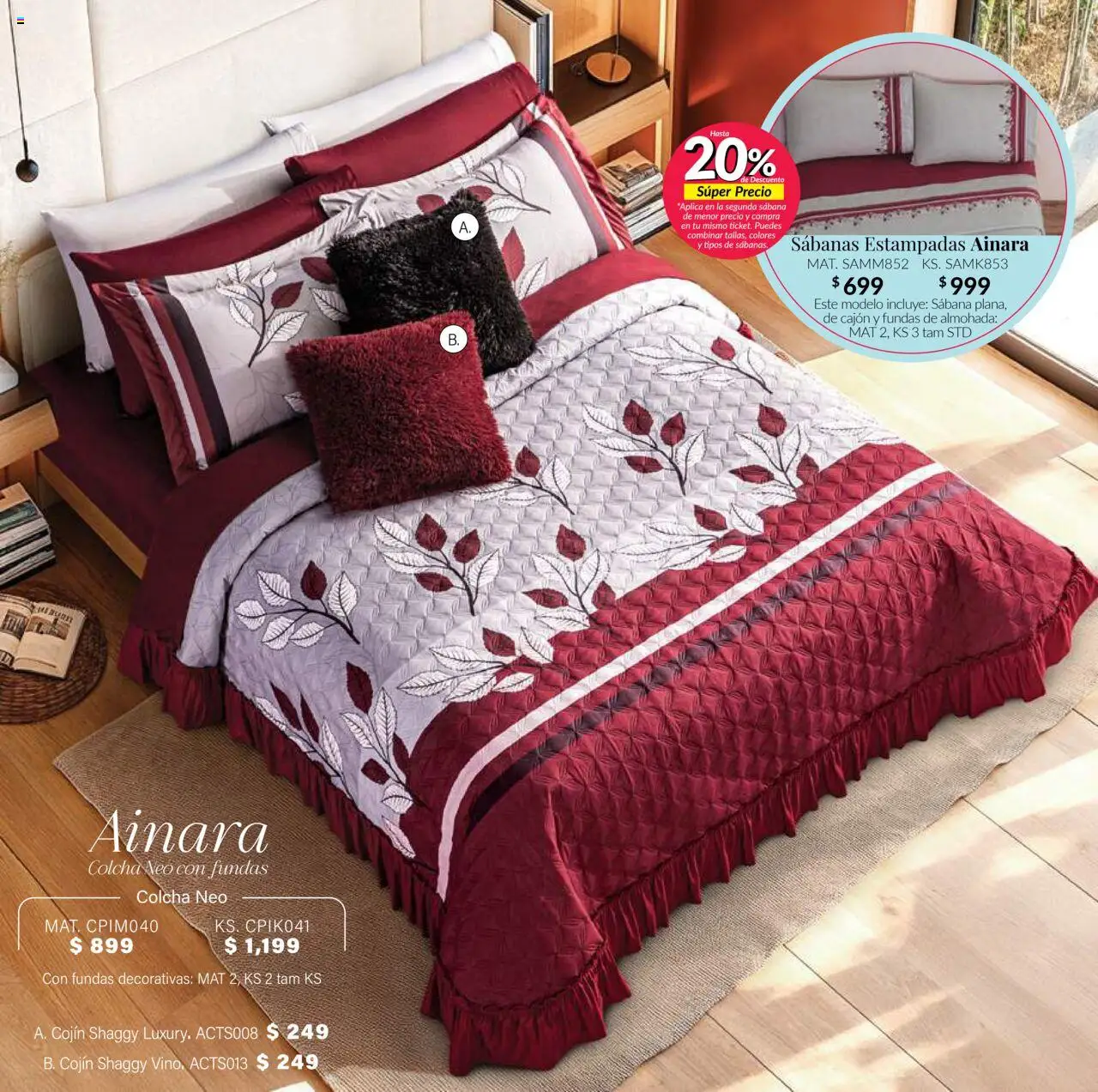 Nuevas ofertas de Colchas Concord válidas en toda la República Mexicana desde el 01.08.2025. ¡Encuentra las mejores ofertas en Colchas Concord - Catálogo! | Página: 65 | Productos: Almohada, Sabanas