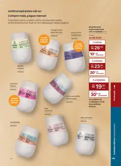 Natura - Ciclo 03/2026 - Pré-Visualização do folheto da loja Natura, válido de 04.02.2026 | Página: 145 | Produtos: Pêssego, Hibisco, Desodorante, Acerola