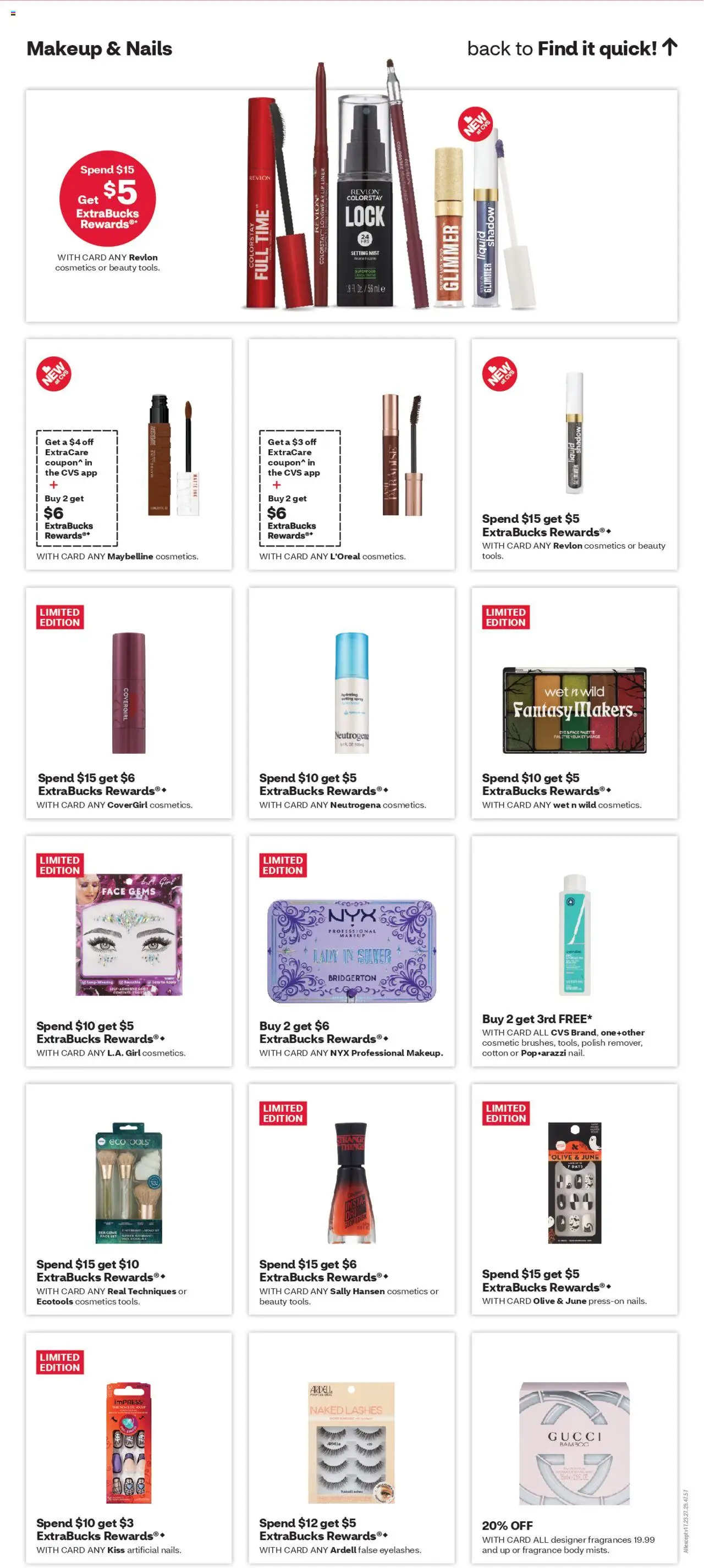 CVS Pharmacy Weekly Ad - TX - valid from 12.10.2025 | Page: 12 | Products: Adhesive, Fragrance, Lip Liner, Sheet