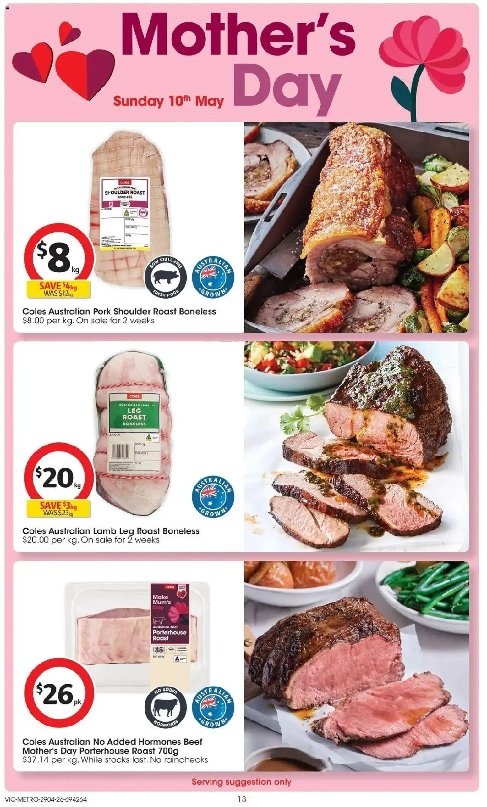 Deals catalogue - valid from 28.04.2026 | Page: 13 | Products: Pork, Lamb, Beef
