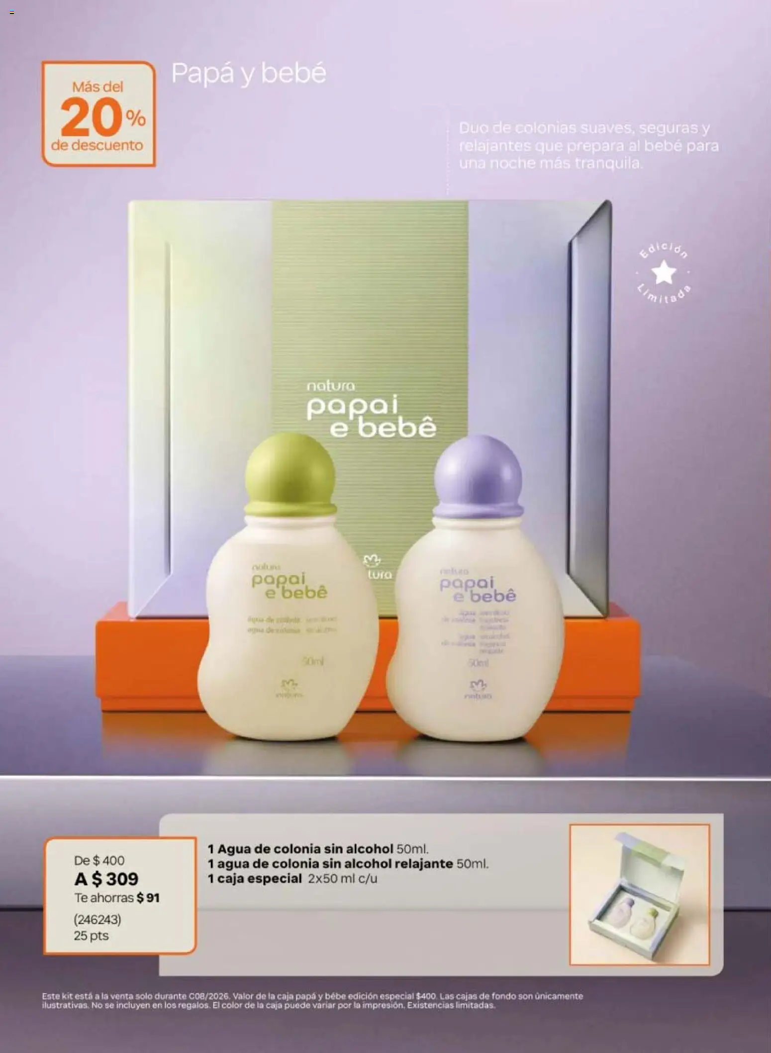 Nuevas ofertas de Natura válidas en toda la República Mexicana desde el 08.05.2026. ¡Encuentra las mejores ofertas en Natura campaña 8 2026! | Página: 24 | Productos: Papa, Agua, Té, Caja