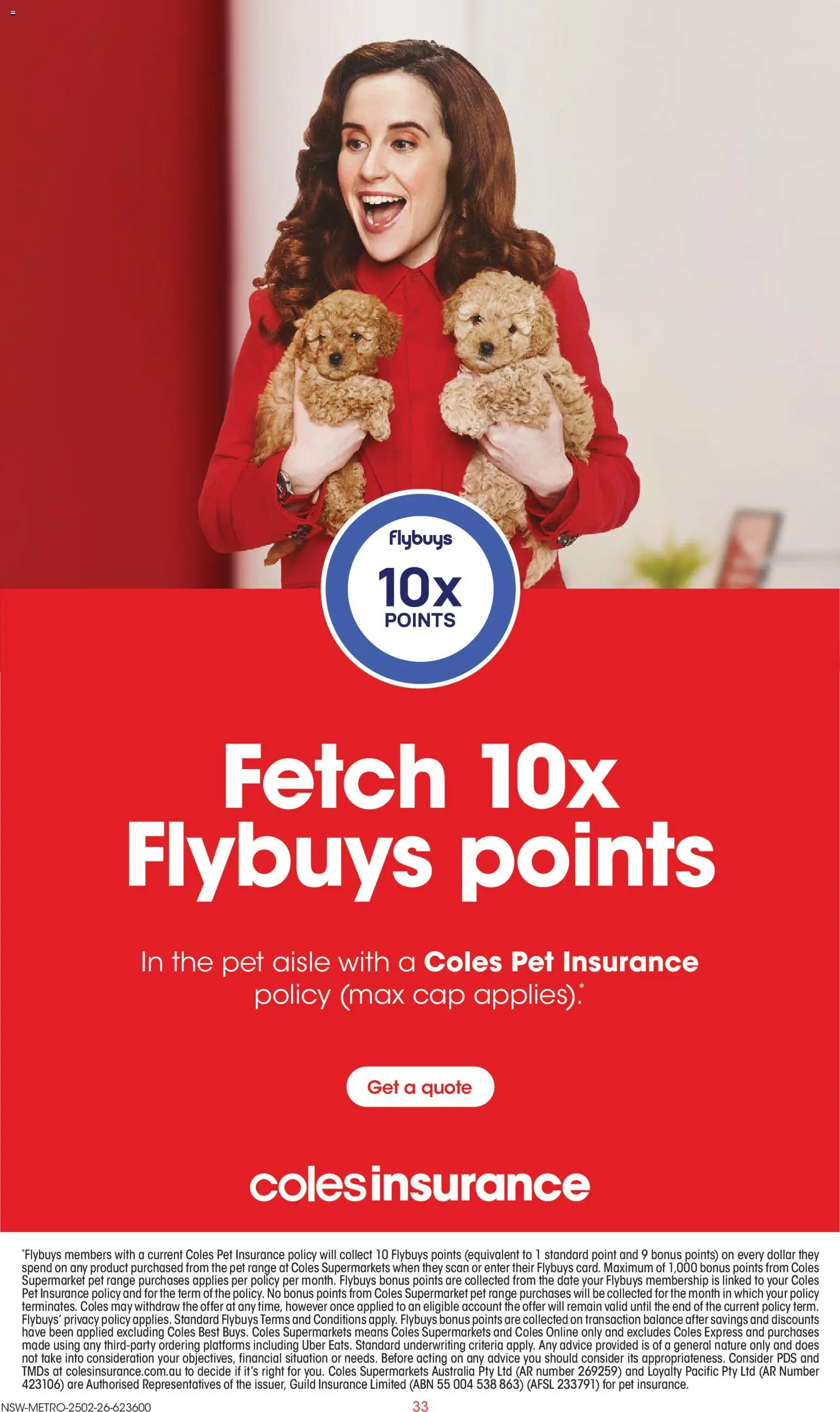 Coles catalogue - valid from 25.02.2026 | Page: 33 | Products: Platforms, Date, Cap