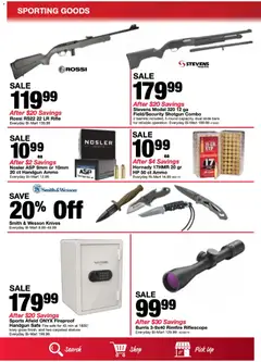 Preview of Bi-Mart weekly ads valid from 20.01.2026 | Page: 7 | Products: Safe, Shotgun, Handgun, Rimfire