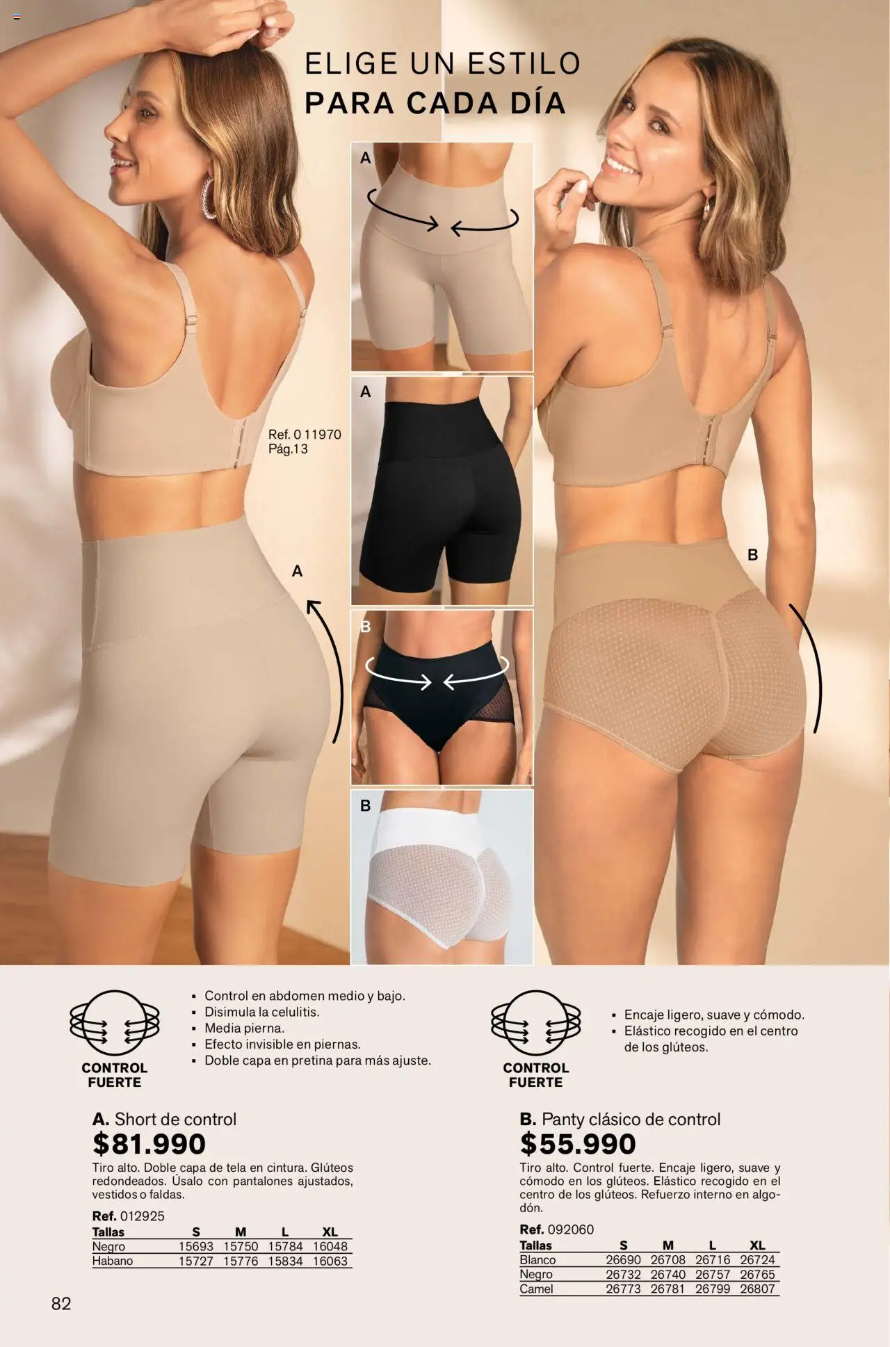 Leonisa revista - valida desde el 12.09.2025 | Página: 82 | Productos: Short, Pantalones